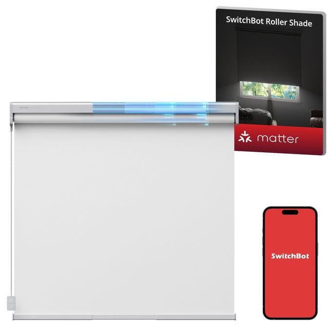  W5000000S 58-80 cm smarter Rollladen (Weiß) 