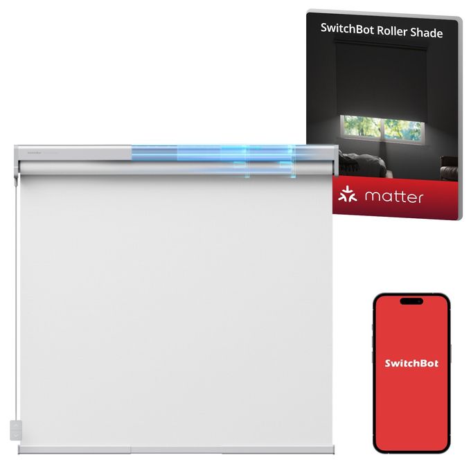  W5000000XL 140-186 cm smarter Rollladen (Weiß) 