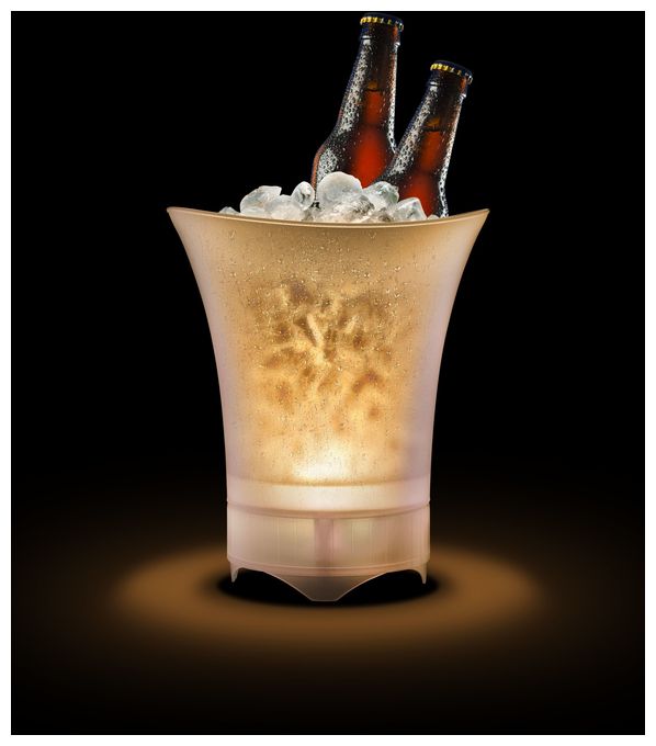 Bluetooth Lautsprecher  Ice Music Bucket Eiskübel (Weiß) 