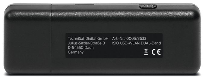 433 Mbit/s WiFi 5 0005/3633 Teltronic ISIO USB-Dualband-WLAN-Adapter 