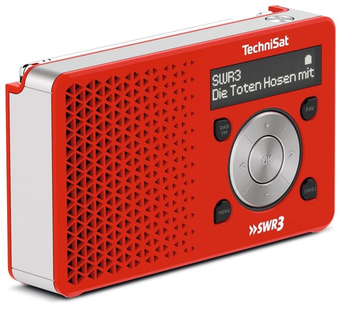 DAB+, FM Radio Persönlich  DigitRadio 1 (Rot, Weiß) 