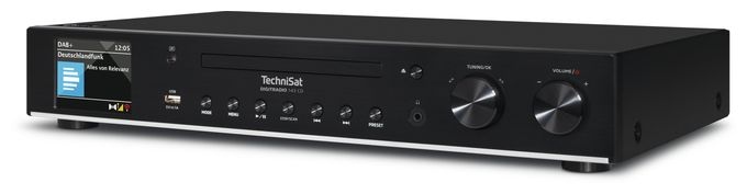 Home-Audio-Minisystem DAB+, FM Bluetooth  DigitRadio 143 CD (Schwarz) 