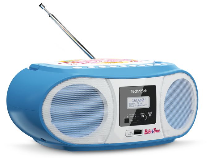 CD Payer DAB+, FM Radio  DigitRadio 1990 Bibi & Tina Edition (Blau) 