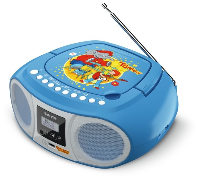 CD Payer DAB+, FM Radio  DigitRadio 1990 Benjamin Blümchen Edition (Blau) 