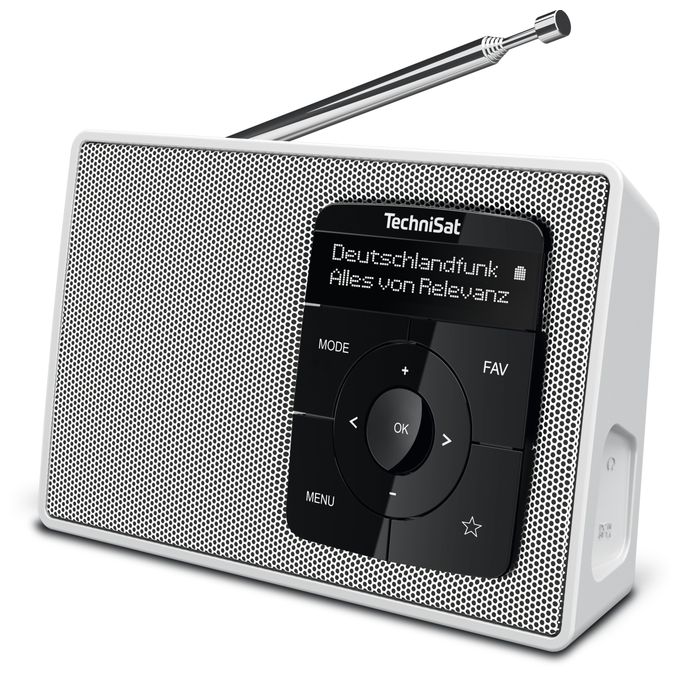 Bluetooth DAB+, FM Radio Tragbar  DigitRadio 2 (Weiß) 