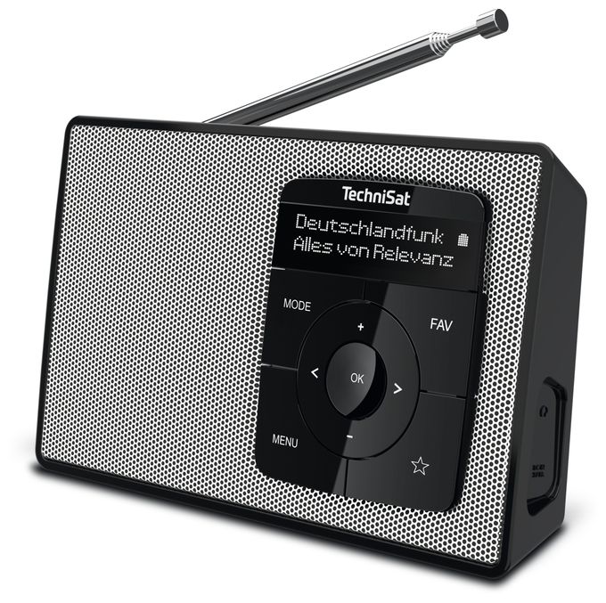 Bluetooth DAB+, FM Radio Tragbar  DigitRadio 2 (Schwarz, Weiß) 
