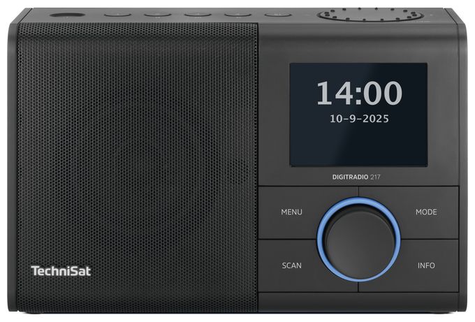 Bluetooth DAB+, FM, VHF Radio Tragbar  Digitradio 217 (Schwarz) 
