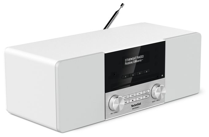 Bluetooth DAB+, FM Radio Persönlich  DigitRadio 3 (Edelstahl, Weiß) 