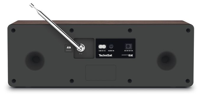 Bluetooth DAB+, FM Radio Tragbar (Schwarz, Silber, Walnuss) DigitRadio 3 