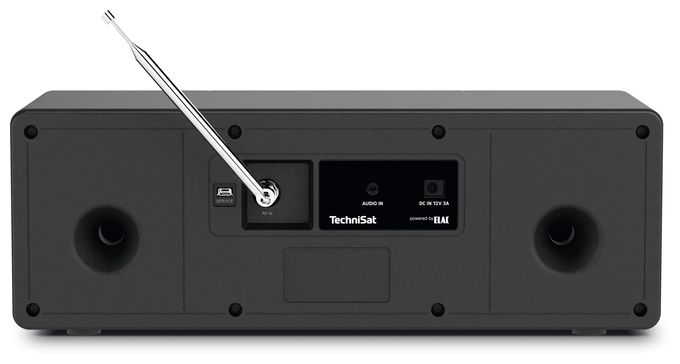 Bluetooth DAB, DAB+, FM Radio  DigitRadio 3 ASA (Schwarz, Silber) 