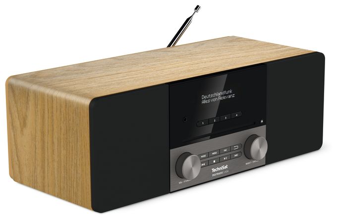 Bluetooth DAB+, FM Radio Tragbar  DigitRadio 3 ASA (Blackberry, Eiche) 