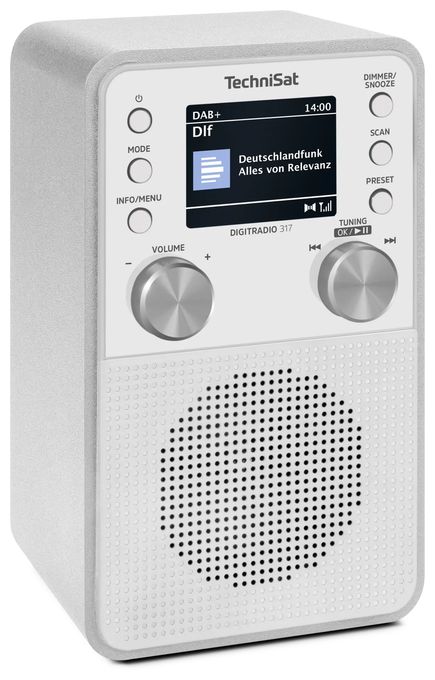 Bluetooth DAB+, FM Radio Tragbar  DigitRadio 317 (Weiß) 