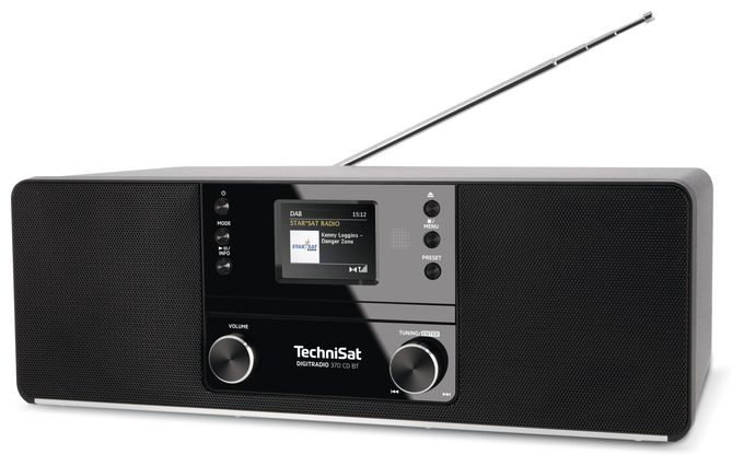 Bluetooth DAB+, FM Radio Persönlich  DigitRadio 370CD (Schwarz) 