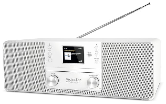 Bluetooth DAB+, FM Radio Persönlich  DigitRadio 370CD (Weiß) 