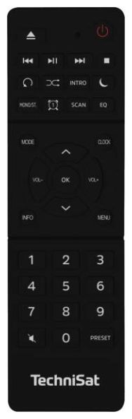 Bluetooth DAB, DAB+, FM Radio Küche  DigitRadio 372CD BT (Schwarz) 