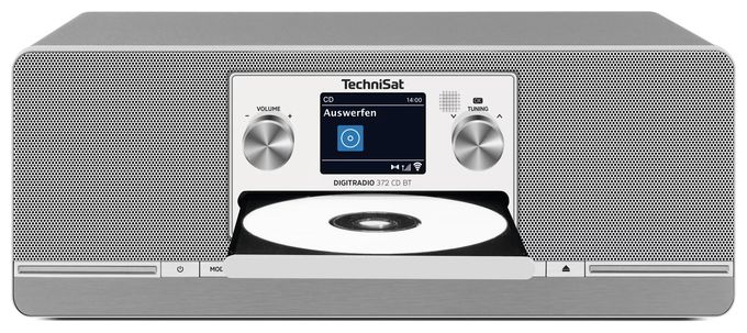 Bluetooth DAB, DAB+, FM Radio Küche  DigitRadio 372CD BT (Anthrazit, Silber) 