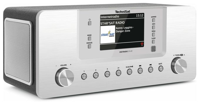 Bluetooth DAB+, FM Radio Persönlich  Digitradio 574IR (Silber) 