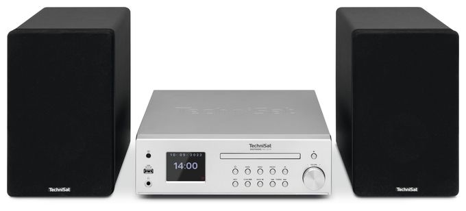 CD Payer DAB+, FM Radio  DigitRadio 760CD IR (Silber) 