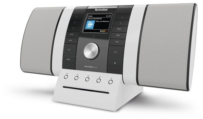 Bluetooth DAB+, FM, PLL, UHF Radio Internet  Multiradio 4.0 (Schwarz, Weiß) 