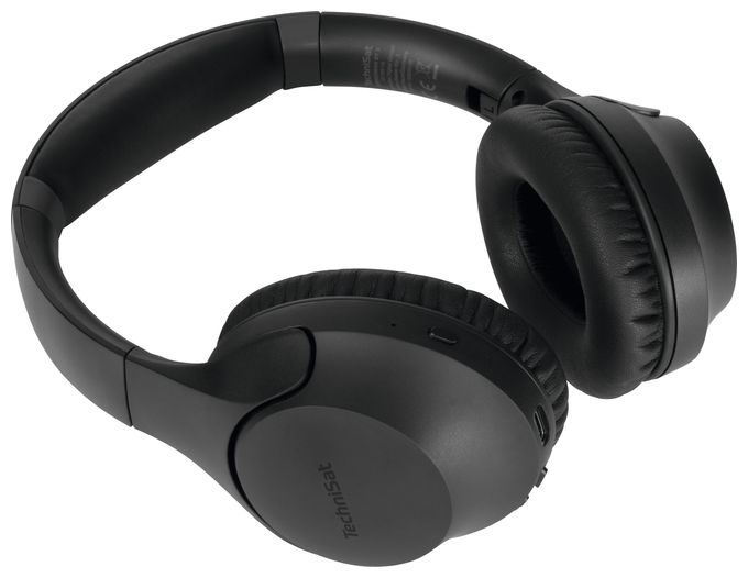 Ohraufliegender Bluetooth Kopfhörer kabellos 60 h Laufzeit USB Typ-C  StereoMan 3 BT (Schwarz) 