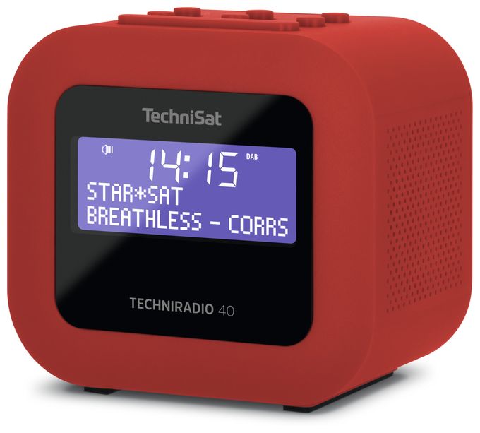 DAB+, FM Radio Persönlich  TechniRadio 40 (Rot) 