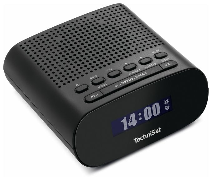 DAB+, FM Radio Uhr  TechniRadio 50 (Schwarz) 