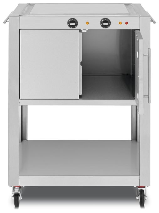 2 Zone(n) 3000 W mit 480 x 410 mm Fläche  Teppinox GW3000 Basic (Edelstahl) 