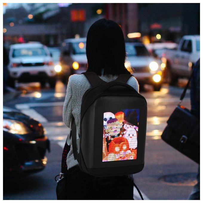 City backpack Bag1 LED-Rucksack mit programmierbarem Display 