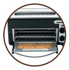 Toaster 1300 W 2 Scheibe(n)  TL6008 Toast n' Grill A12 (Aluminium, Schwarz) 