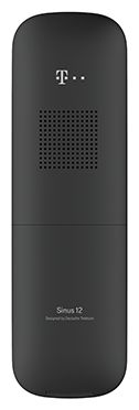 Analoges/DECT-Telefon  T-Mobile Sinus A12 (Schwarz) 