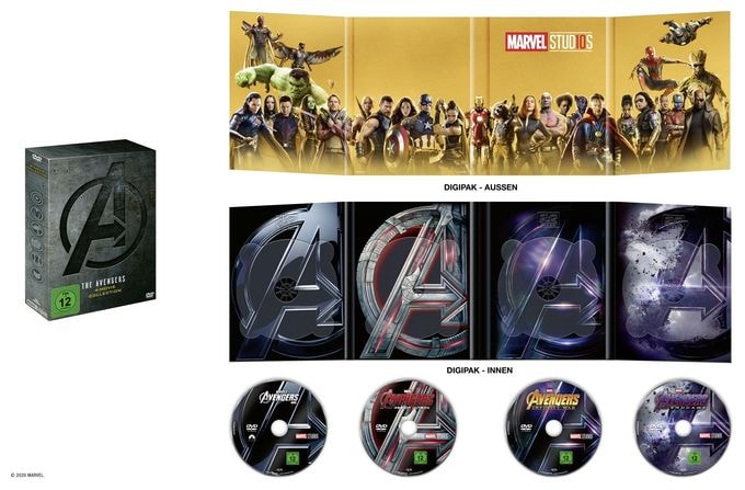 The Avengers 4-Movie Collection (DVD) 