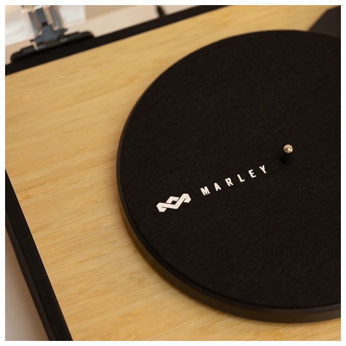 Audio-Plattenspieler mit Riemenantrieb  Revolution Signature (Schwarz, Holz) 