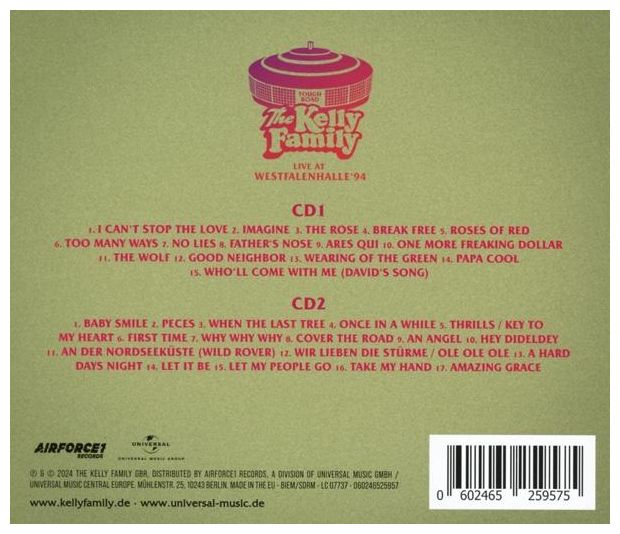 The Kelly Family - Tough Road - Live At Westfalenhalle '94 