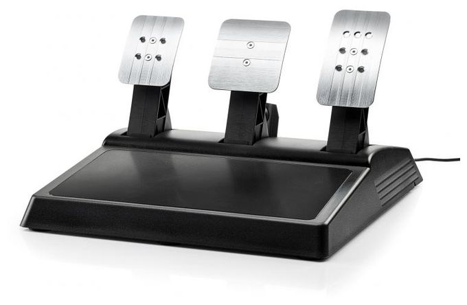 Analog / Digital Lenkrad + Pedale für PC, PlayStation 4, PlayStation 5, Playstation 3  T300 RS GT Edition (Schwarz) 