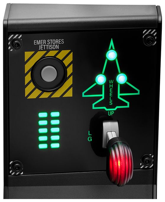 Analog / Digital Flugsimulation für PC  Viper Panel (Schwarz) 