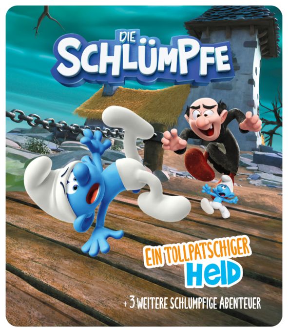  10000478 Die Schlümpfe - Ein tollpatschiger Held + weitere schlumpfige (Mehrfarbig) 