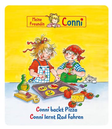 40 min  10002022 Conni - Conni backt Pizza / Conni lernt Rad fahren (Neuauflage 2023) (Mehrfarbig) 