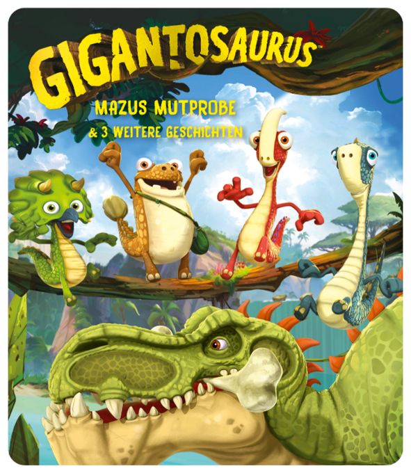  10002172 Gigantosaurus - Mazus Mutprobe & 3 weitere Geschichten (Mehrfarbig) 