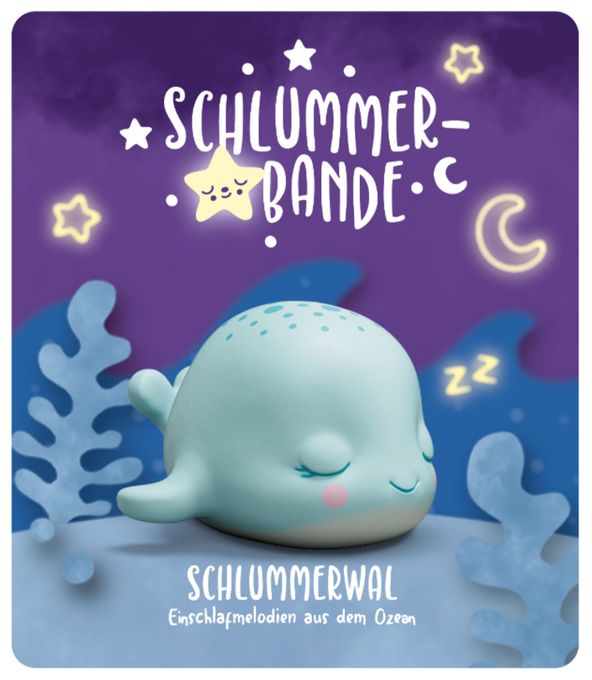 140 min  11000790 Schlummerbande Schlummerwal - Einschlafmelodien aus dem Ozean (Grün, Mintfarbe) 