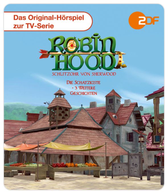55 min (Schwarz, Braun, Grün, Grau, Orange) 11000935 Robin Hood Schlitzohr von Sherwood - Die Schatzkiste und 3 weitere Geschichten 