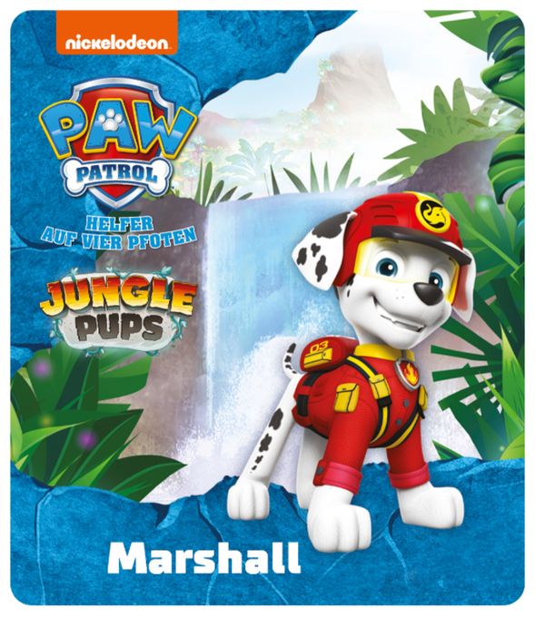 45 min (Schwarz, Blau, Rot, Weiß, Gelb) 11001144 PAW Patrol: Jungle Pups Marshall 