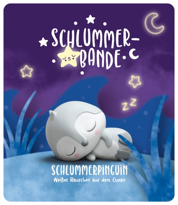 120 min  11001281 Schlummerpinguin - Rauschen aus dem Ozean (Grau, Pink, Weiß) 
