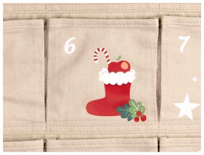 (Beige, Grün, Rot, Weiß) 11003211 Adventskalender DIY 