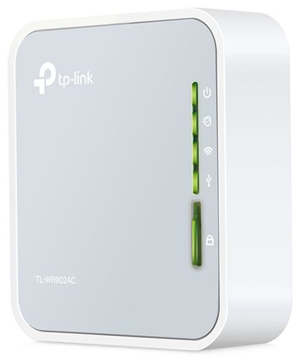 WiFi 5 Router Dual-Band (2,4 GHz/5 GHz) 300 Mbit/s TL-WR902AC	AC750 