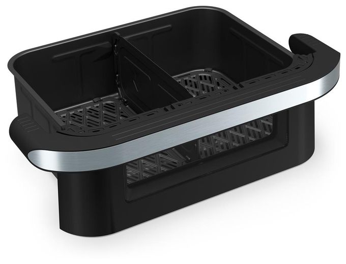 Doppel Heißluftfritteuse 10 l 2800 W  FR-9078 Dualzone Flex (Schwarz, Edelstahl) 