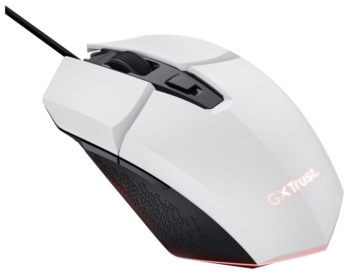 6400 DPI Gaming Maus Optisch  GXT 109W Felox (Schwarz, Weiß) 