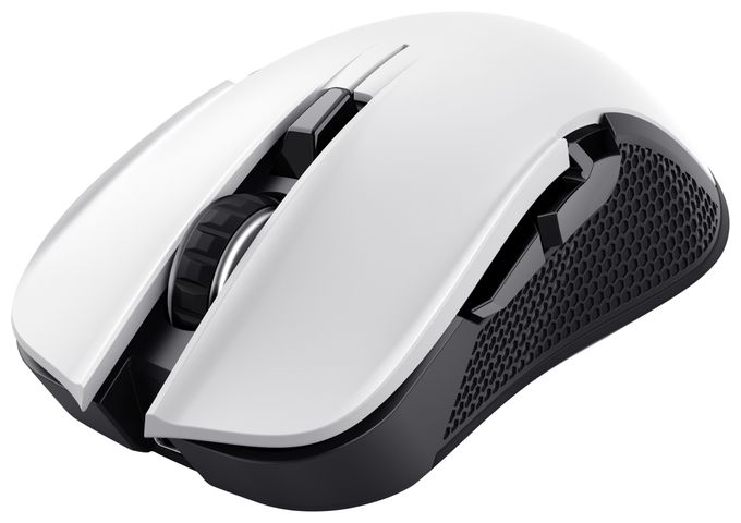 7200 DPI Gaming Maus Optisch  GXT 923W YBAR (Schwarz, Weiß) 