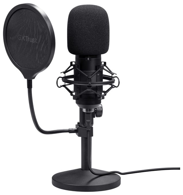 Kabelgebunden Studio-Mikrofon USB  GXT269 Emita II (Schwarz) 