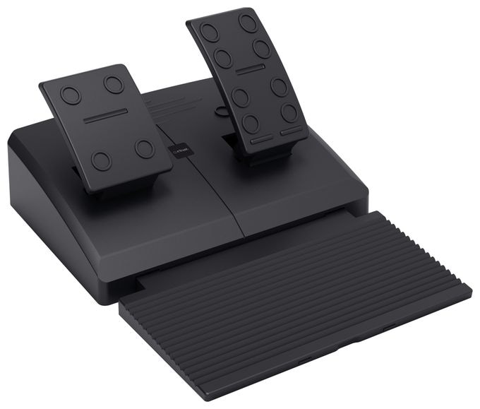 Lenkrad + Pedale für Nintendo Switch, PlayStation 4, Xbox One S, Xbox One X, Xbox Series S, Xbox Series X  GXT289 Movi (Schwarz) 