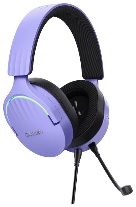 Ohraufliegender Kopfhörer Kabelgebunden USB Typ-A  GXT490 Fayzo (Schwarz, Violett) 